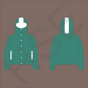 Sudadera con Capucha y Media Cremallera para Hombre, Chaqueta Casual con Capucha y Bolsillo, Cortavientos y Cálida - Product Image 6