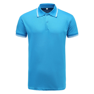 Logo de broderie en coton de soie respirant à séchage rapide de haute qualité pour polos vêtements de rue solide Anti-boulochage Golf compressé - Product Image 5