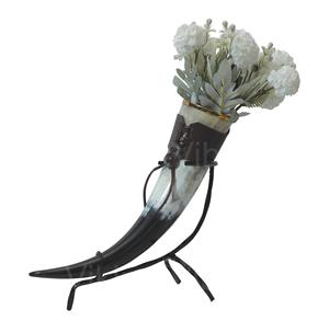 Handmade Handicrafts Buffalo Ox Horn Flower Vase Home Hotel Office <b>Wall</b> <b>Decorative</b> Premium Quality Flower Vase for Hot Selling - Product Image 5