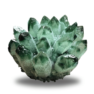 Racimo de cuarzo fantasma verde natural al por mayor cristal crudo para coleccionistas decoración del hogar energía curativa y exhibición de Feng Shui - Product Image 1