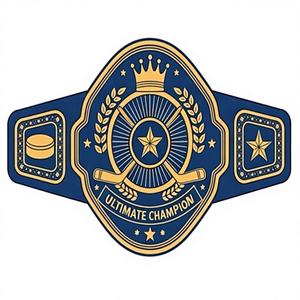 Cinturones de Campeonato de Hockey Premium para Equipos, Entrenadores y Premios MVP - Product Image 1