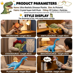 Aika Promotion Exceptionnelle : Peluche Dinosaure Réaliste et Adorable en Coton PP pour Cadeaux <span class=keywords><strong>de</strong></span> Fêtes en Gros - Product Image 2