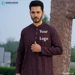 Soporte Panjabi para Hombres Nuevo 2024 Bangladesh Personalización de diferentes estilos de ropa musulmana directo de fábrica - Product Image 1