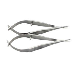 Tijeras Oftálmicas Manuales de Acero para Capsulotomía, Tijeras Vannas para Ojos, Instrumento Quirúrgico Oftálmico SurgiRight - Product Image 2