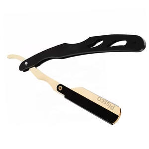 Meilleur fabricant Pissco pour rasoir droit pour hommes, couteau de rasage pliable, rasoir droit en acier inoxydable, outils de beauté, logo personnalisé - Product Image 4