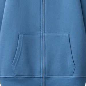 Sudadera con capucha personalizada de estilo urbano, con cremallera, de gran gramaje, corte holgado, 100% algodón, para invierno, con estampado digital y logotipo bordado premium, unisex. - Product Image 5