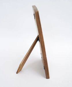 Marco de fotos de madera de hierro con incrustaciones de madreperla 99%, decoración única para el hogar con elegante chapa de Metal - Product Image 5