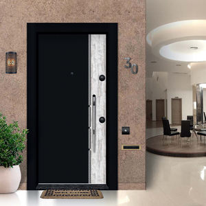 Puerta Arquitectónica Moderna de Madera con Diseño Geométrico Premium para Interiores y Exteriores - Product Image 1