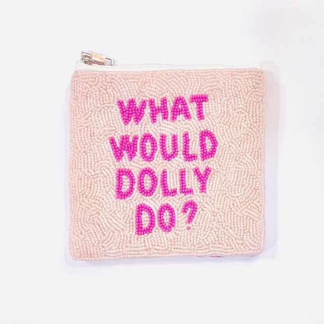 Hot Sell Handmade Purse Beaded Dolly Parton Pouch Multipurpose Cosmetic Organizer Mini Pouch Seed Beaded Easy Storage Coin Purse