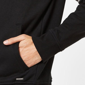 Sudadera con capucha para hombre de calidad superior de mejor estilo de color único Sudadera con capucha para hombre de diseño impreso cliente de secado rápido mezclado algodón básico - Product Image 6