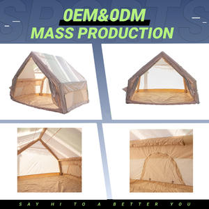 Tente de <span class=keywords><strong>camping</strong></span> gonflable d'extérieur de luxe de 6,3 m² en tissu Oxford 300D imperméable quatre saisons, une chambre, à gonflage rapide - Product Image 4