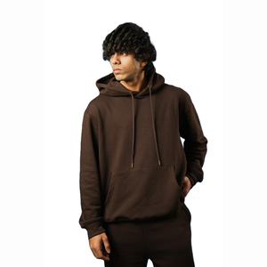 Sweat à capuche personnalisé avec logo, coupe classique, hiver, ODM, vierge, pour homme, en fibre de bambou, fabrication de haute qualité, poids lourd - Product Image 1