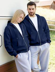 เสื้อฮู้ดซิปแบบยูนิเซ็กซ์ ผ้าฟลีซเนื้อนุ่ม สวมใส่ได้ทั้งแบบลำลองและเป็นทางการ แขนยาว ทรงปกติ สำหรับฤดูหนาว แห้งเร็ว ขายส่งจากบังกลาเทศ - Product Image 6