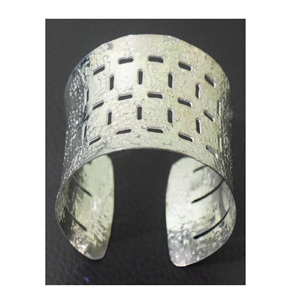 2025 International Women's Day Jewelry London Diwali bangle Handmade <b>Silver</b> Plated <b>Cuff</b> <b>Bracelet</b> for Women Handmade <b>Bracelet</b> - Product Image 4