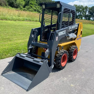 Livraison gratuite CFG KRW232 30hp Mini chargeuse compacte CE EPA Moteur diesel essence Roues Mini chargeuse sur chenilles pour tous terrains - Product Image 1