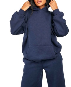 Hot Selling <b>Oversize</b> Drop Shoulder Women's Polyester/Cotton Tracksuits Anti-Pilling Breathable 2 Piece <b>Jogger</b> Winter at Nurak - Product Image 4