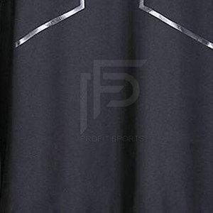 Conjuntos de chándal de gran tamaño de alta calidad para hombre, chándal cálido liso negro con hombros caídos y logotipo personalizado al por mayor - Product Image 6