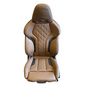 Asientos Traseros de Lujo en Cuero de Calidad para M8 (G23/G24) - Color Marrón, Asientos Tipo Bucket de Fibra de Carbono, Accesorios Interiores para Auto - Product Image 1