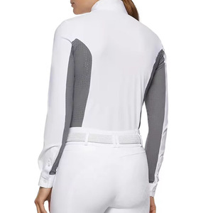 Nouveau design de vêtements de sport pour femmes chemise d'équitation en plein air à manches courtes vente en gros de chemises de cavalier pour femmes - Product Image 3