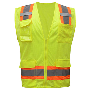 Chaqueta DE SEGURIDAD impermeable reflectante ANSI Clase 1 de alta visibilidad con logotipo personalizado para trabajos de construcción de tráfico - Product Image 2