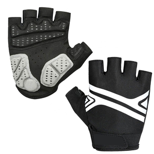 Vente chaude Biker demi-doigt gants de cyclisme Bus conduite fauteuil roulant vélo sans doigts conception OEM pour vélo gants de cyclisme - Product Image 1