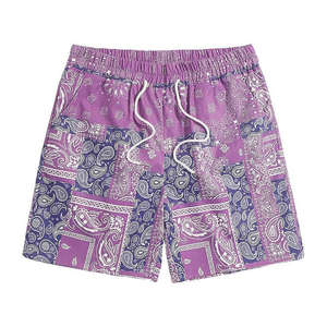 Shorts de Surf para Hombre, Verano 2026, Estampado Vintage de Flores de Anacardo, Cintura Media Elástica, Spandex/Poliéster, Duraderos y Transpirables - Product Image 5