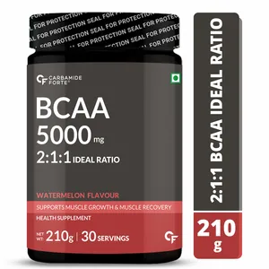 BCAA 5000mg Supplement for Men & Women 7g Serving with Ideal 2:1:1 Ratio for Muscle Growth & Muscle Recovery