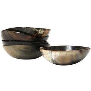 Cuenco para servir de cuerno de búfalo hecho a mano, Ideal para ensaladas, Decoración de mesa de comedor, cuenco para cuerno de uso de boda - Product Image 1