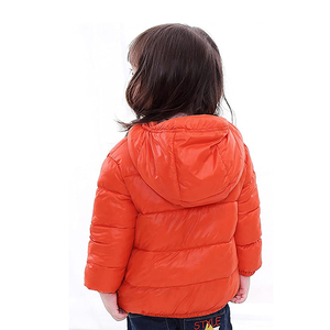 Veste matelassée à col montant respirante et écologique rose clair pour enfants, fermeture éclair, manteau d'hiver chaud, vêtement d'extérieur léger pour filles - Product Image 4