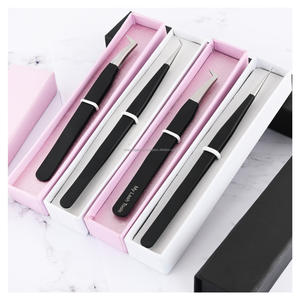 Pince à cils haut de gamme pour cils en bande pince à cils à pointe en fibre pour extensions de cils Offre Spéciale - Product Image 6