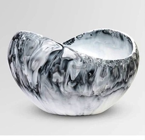 Último Modelo de Plato para Servir de Resina Pulida, Ecológico y Sostenible, Apto para Lavavajillas, Personalizable, Diseño Europeo Moderno - Product Image 2