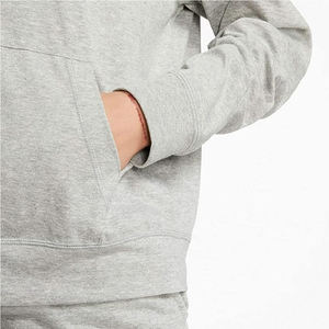 Sudadera con capucha de alta calidad para mujer, logotipo personalizado, algodón, manga larga, cremallera, Top corto blanco, ropa de gimnasio informal, hombro liso de punto, Invierno - Product Image 4