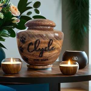 Urnas pequeñas de madera para cenizas de mascotas Urna de cremación de recuerdo para cenizas Mini urnas para urnas de mascotas para perros urnas de gatos para cenizas - Product Image 2