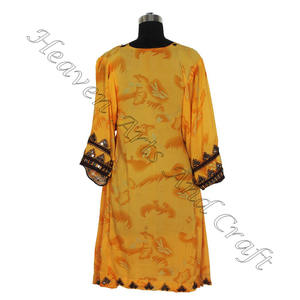 Vintage noir afghan Balochi robe à la main afghani/irani/balochi/pakistanais/indien BDR061 femmes portent la meilleure robe design Vintage - Product Image 4