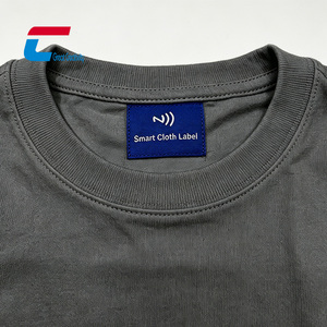 Étiquettes NFC personnalisées en tissu tissé avec puce NTAG213, à coller au fer, pour vêtements - Product Image 3