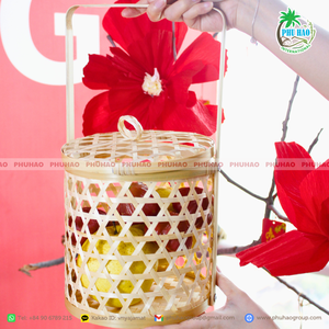 พบกับความสวยงามของตะกร้าหวายเป็นมิตรกับสิ่งแวดล้อมสำหรับเก็บผลไม้และของตกแต่งบ้าน - Product Image 4