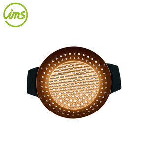 Panier de plateau de barbecue rond en acier au carbone - Product Image 3