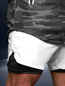 Nueva Ropa Deportiva de Secado Rápido para Correr, Ropa Deportiva para Carreras de Trail, Pantalones Cortos de Running de Alto Rendimiento 2 en 1, Logotipo Personalizado OEM, Diseño Personalizado - Product Image 6