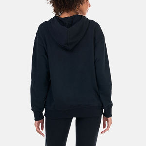 Sudadera con capucha de manga larga de algodón de alta calidad para mujer Logotipo personalizado Oversized Plain drop Shoulder Ropa informal Tallas grandes sudaderas con capucha para mujer - Product Image 4