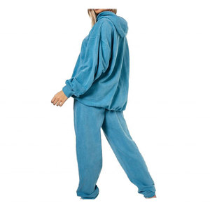 Survêtements Jogger 100 % Coton Délavé à l'Acide pour Femmes, Tenues de Sport Lourdes pour l'Entraînement Printanier 2026 - Product Image 2