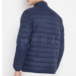 Chaqueta Acolchada con Cuello Alto y Logotipo Personalizado OEM, Chaqueta de Burbuja Ecológica, Impermeable, Transpirable, Más Vendida, Cálida, de Color Sólido en la Parte Delantera - Product Image 3