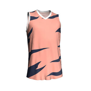 Camisetas de baloncesto de diseño personalizado para hombre, material de poliéster transpirable, camiseta de entrenamiento reversible de secado rápido para deportes de verano - Product Image 1
