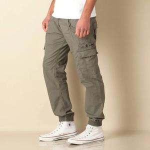 Pantalons décontractés multi-poches pour hommes les plus populaires Joggers d'automne Pantalons de sport Prix de gros Pantalons délavés - Product Image 2