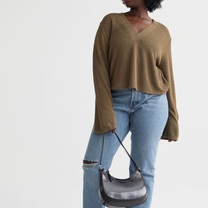 Sudadera Personalizada de Invierno para Mujer, Estilo Vintage, con Estampado, de Algodón, Lisa, Cuello Redondo, Moda Otoño - Product Image 2