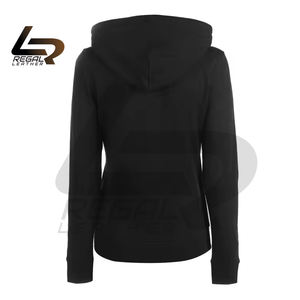 2025 OEM al por mayor sudaderas con capucha de lana de Color sólido para mujer ropa de calle de manga larga Casual con capucha con bordado 3D frontal para invierno - Product Image 2