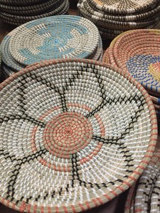 HOT DEAL VIETNAMIEN ARTISANAT MARINE PRODUIT SEAGRASS TENTURE MURALE DÉCORATION DE LA MAISON DE BLEU LOTUS 2023 - Product Image 2