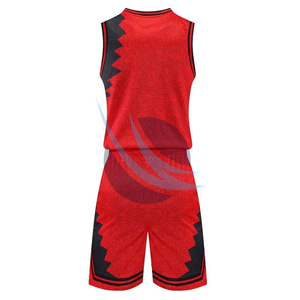 Personnalisé Personnalisable Pas Cher 100% Polyester Réversible Basketball Jersey Respirant Formation Basketball Uniforme Ensemble pour Hommes - Product Image 2