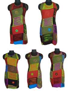 Calcetería nepalí explosión de moda para mujer vestido Boho NUEVO BOHEMIAN HOSIERY BLAST PARA MUJER NUEVO DISEÑO ALTA MODA TENDENCIA - Product Image 3