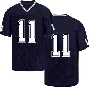 เสื้อฟุตบอลยูนิเซ็กซ์ขายดีรุ่นใหม่ปี 2025 พร้อมปักชื่อทีมและหมายเลขตามสั่ง แขนสั้น ผลิตจากโพลีเอสเตอร์ 100% พิมพ์ลายแบบซับลิเมชั่น - Product Image 1