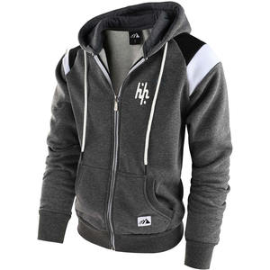 Sweat à capuche polaire zippé Color Block à capuche coupe ajustée Sweat-shirt léger à manches longues - Product Image 4